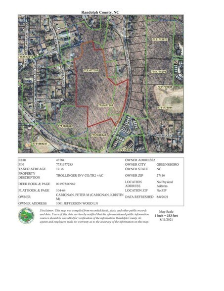 More Photos Of 0 Amity Rd, Asheboro Land For Sale