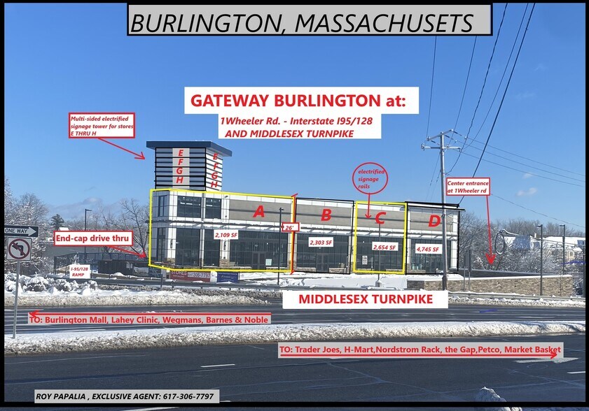 More Photos Of GATEWAY BURLINGTON, Burlington Storefront For Lease