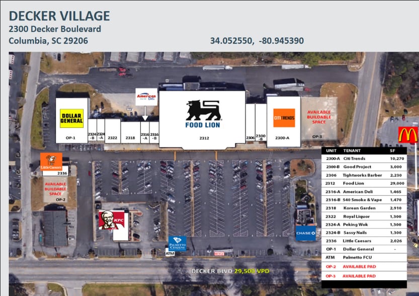 More Photos Of 2300-2324 Decker Blvd, Columbia Unknown For Lease