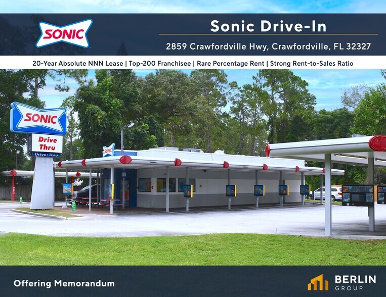 Primary Photo Of 2859 Crawfordville Hwy, Crawfordville Fast Food For Sale