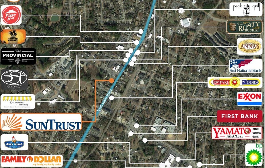 More Photos Of 202 S Salem St, Apex Bank For Sale