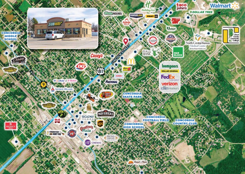 More Photos Of 1511 Lincoln St, Concordia Fast Food For Sale