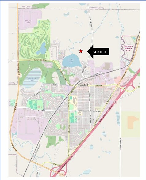 More Photos Of 5901 50 Ave, Innisfail Land For Sale