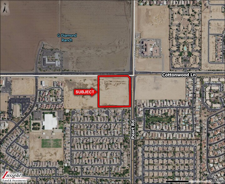 Primary Photo Of Cottonwood Ln & Peart Rd, Casa Grande Land For Sale