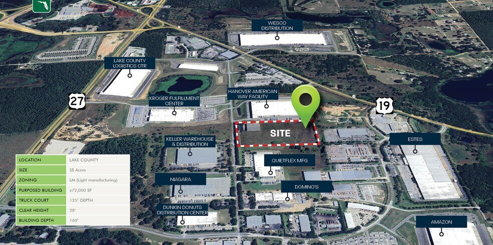 Primary Photo Of 7920 American Way, Groveland Warehouse For Lease