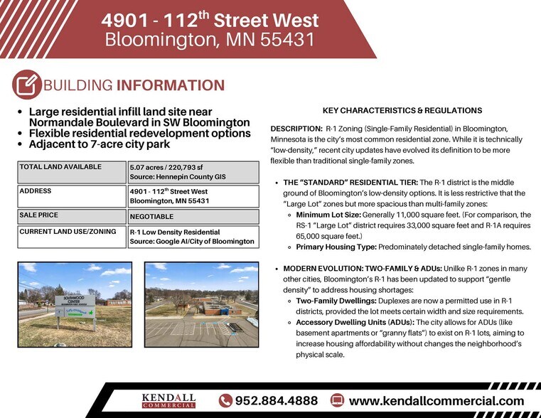 More Photos Of 4901 W 112th St, Minneapolis Land For Sale