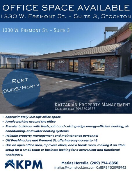 More Photos Of 1330 W Fremont St, Stockton Office For Lease