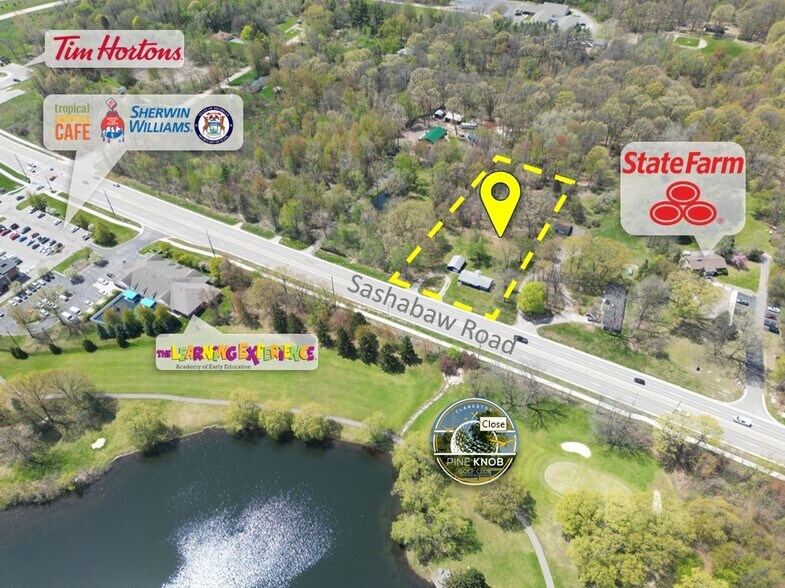 Primary Photo Of 7165 Sashabaw Rd, Village of Clarkston Land For Sale
