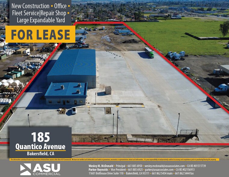 Primary Photo Of 185 Quantico ave, Bakersfield Industrial For Lease