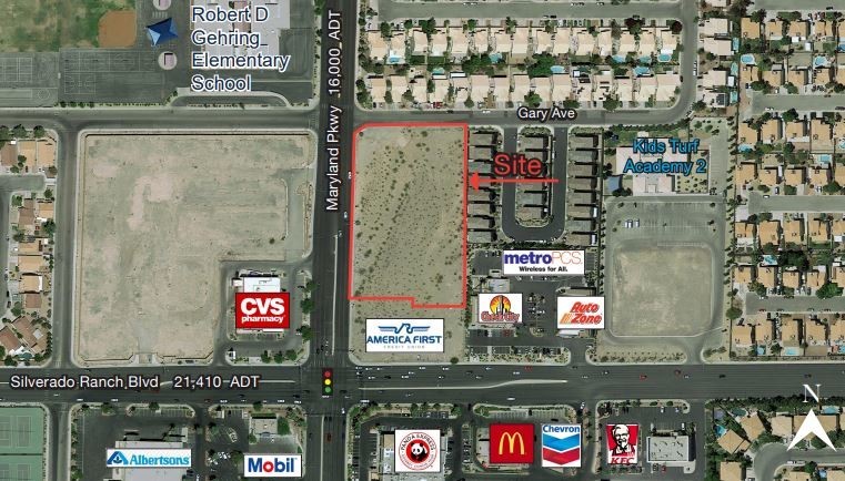 Primary Photo Of Maryland Pky @ Silverado Ranch, Las Vegas Land For Sale