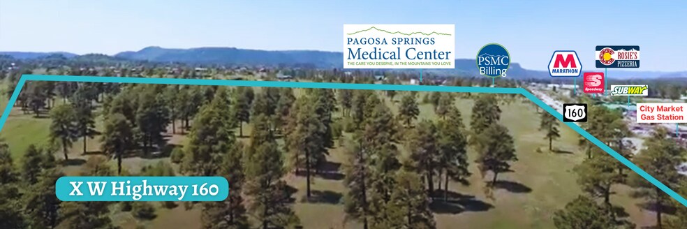 More Photos Of Highway 160 Land (4 way lighted intersections), Pagosa Springs Land For Sale