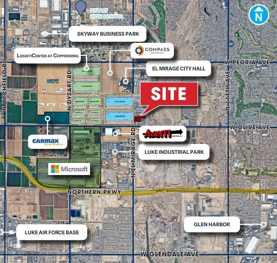 More Photos Of 9105 N El Mirage Rd, El Mirage Land For Sale