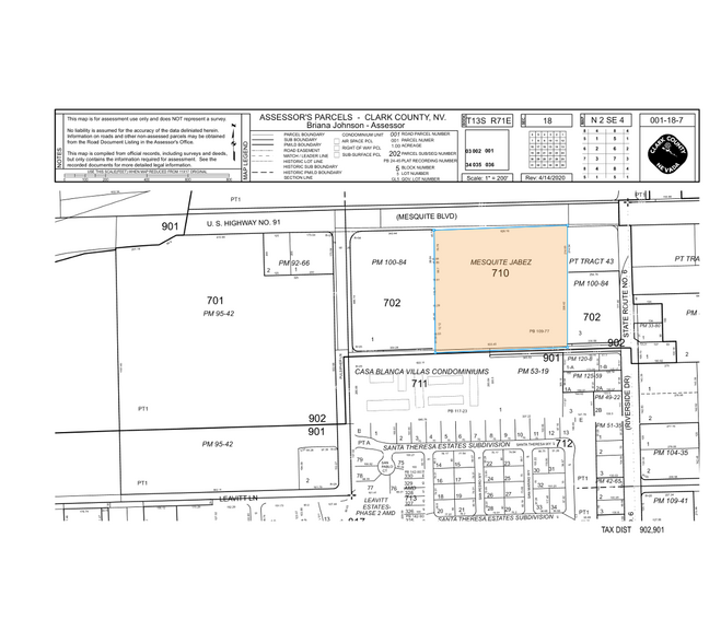 More Photos Of 820 W Mesquite Blvd, Mesquite Land For Sale