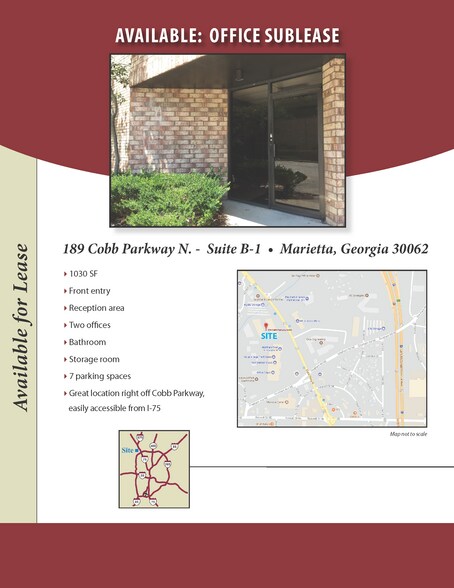 More Photos Of 189 Cobb Pky N, Marietta Warehouse For Lease