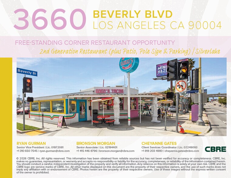 More Photos Of 3660 Beverly Blvd, Los Angeles Restaurant For Lease