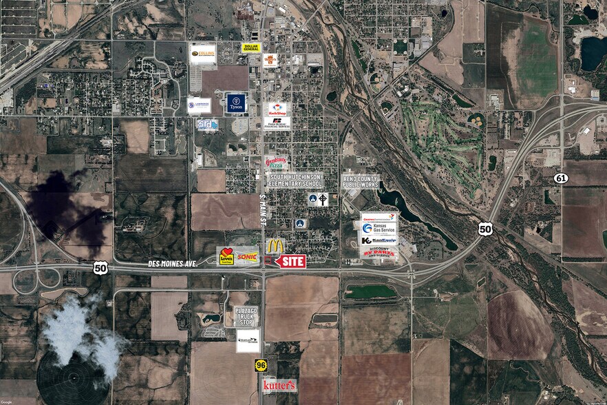 More Photos Of Main St. & Des Moines Ave. SEc, South Hutchinson Land For Sale