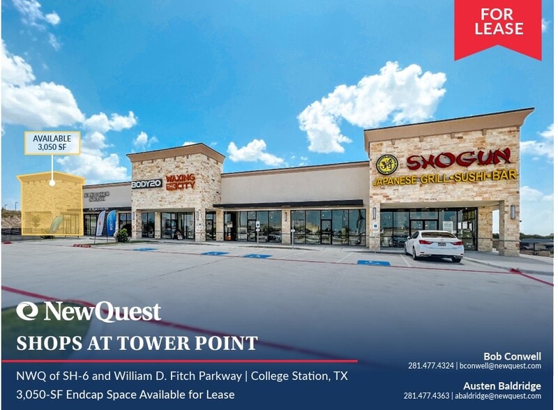 Primary Photo Of NWQ of SH-6 and William D. Fitch Parkway, College Station Storefront For Lease