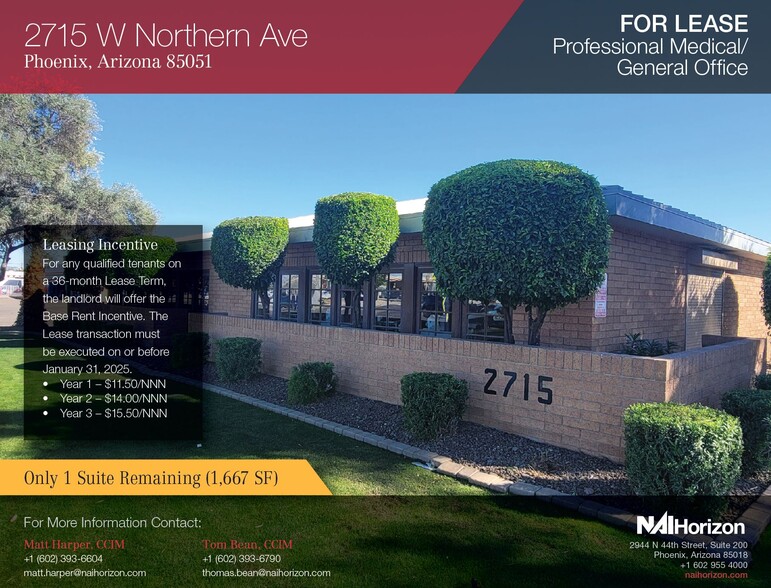 Primary Photo Of 2715 W Northern Ave, Phoenix Office For Lease