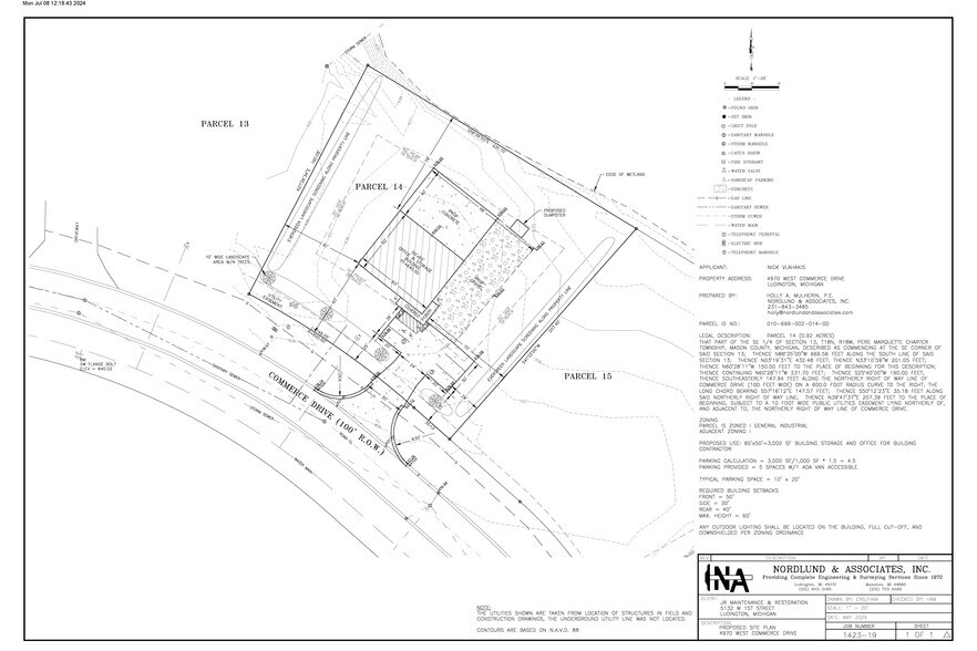 More Photos Of 4970 Commerce Park Dr, Ludington Warehouse For Lease