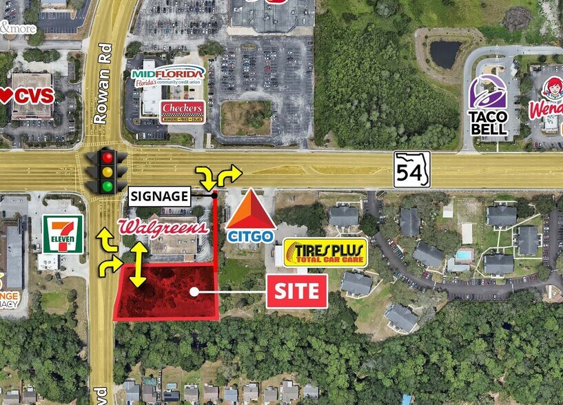 Primary Photo Of SR-54 & Seven Springs Blvd, New Port Richey Land For Lease