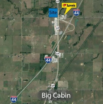 Primary Photo Of Truck Stop Land on I-44 NE, Big Cabin Land For Sale