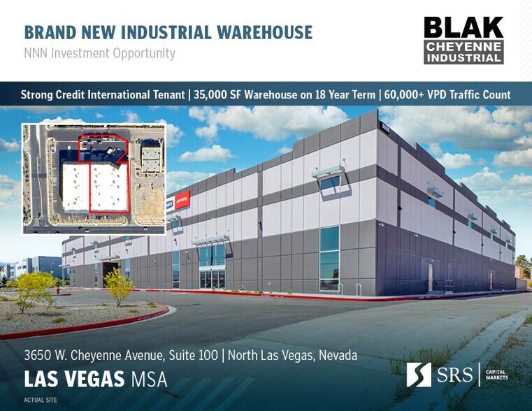 Primary Photo Of 3650 W Cheyenne Ave, North Las Vegas Warehouse For Sale