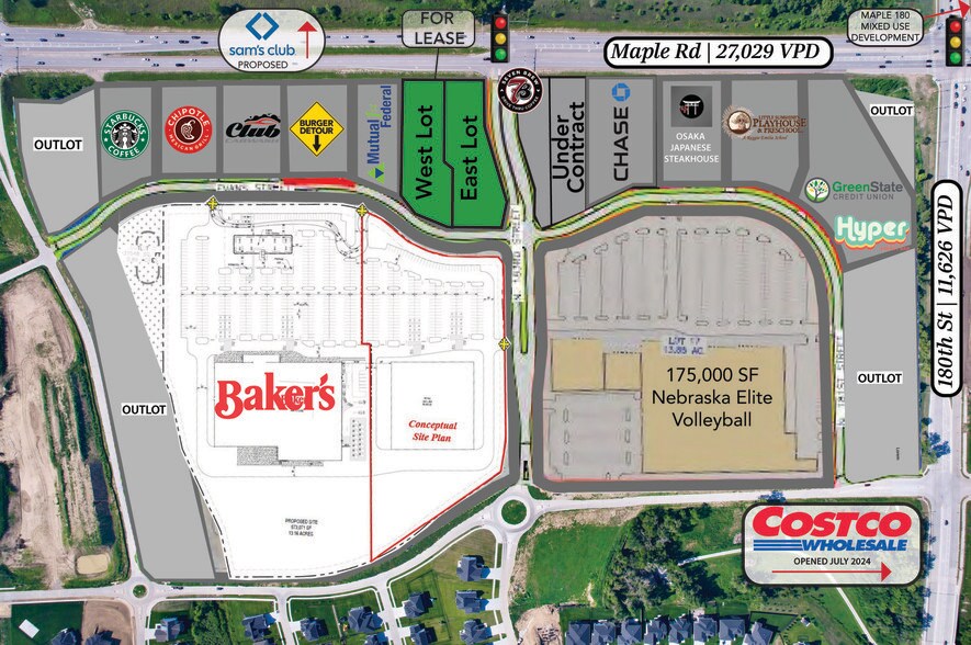 More Photos Of 180th & Maple, Elkhorn Land For Lease