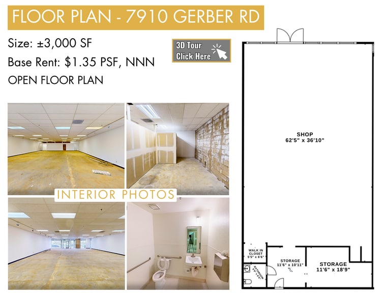 More Photos Of 7802-7856 Gerber Rd, Sacramento Storefront For Lease