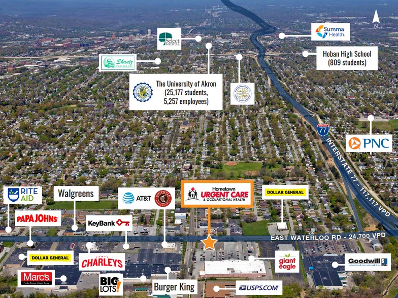 More Photos Of 472 E Waterloo Rd, Akron Storefront Retail Office For Sale