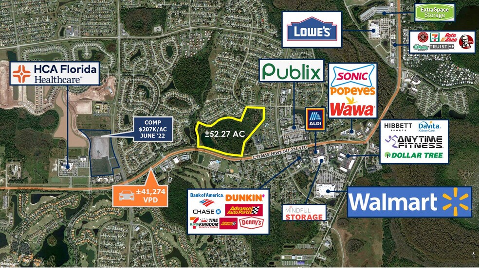 More Photos Of Adj to 751 Cypress Pky, Poinciana Land For Sale