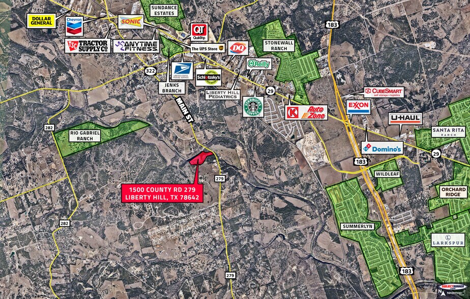 More Photos Of 1500 County Road 279, Liberty Hill Land For Sale
