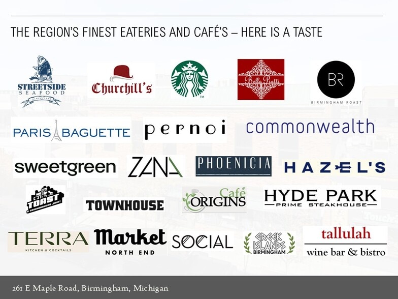 More Photos Of 261-275 E Maple Rd, Birmingham Storefront Retail Office For Lease