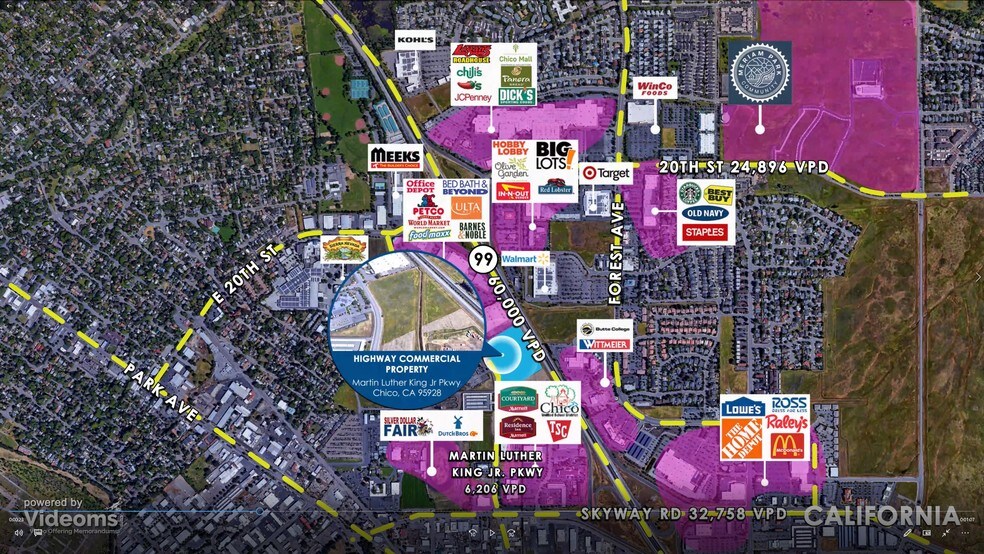 More Photos Of 2221-2251 Dr Martin Luther King Jr Pky, Chico Land For Sale