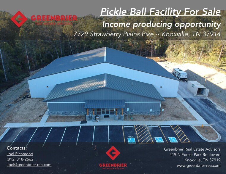 More Photos Of 7729 Strawberry Plains Pike, Knoxville Sports And Entertainment For Sale