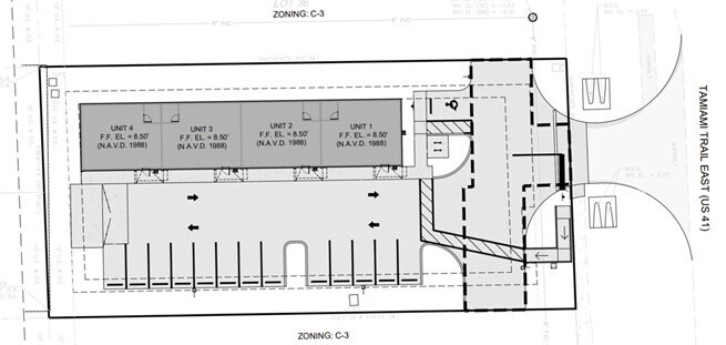 Primary Photo Of 4628 Tamiami Trl E, Naples Land For Sale