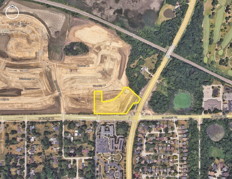 Primary Photo Of NWC Of Route 59 & West Bartlett Rd, Bartlett Land For Sale