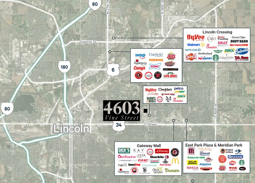 More Photos Of 4603 Vine St, Lincoln General Retail For Lease