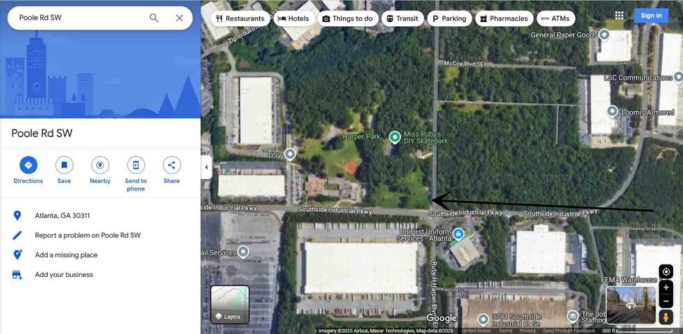 More Photos Of 248 Southside Industrial Pkwy / 248 Poole Road, Atlanta Land For Sale