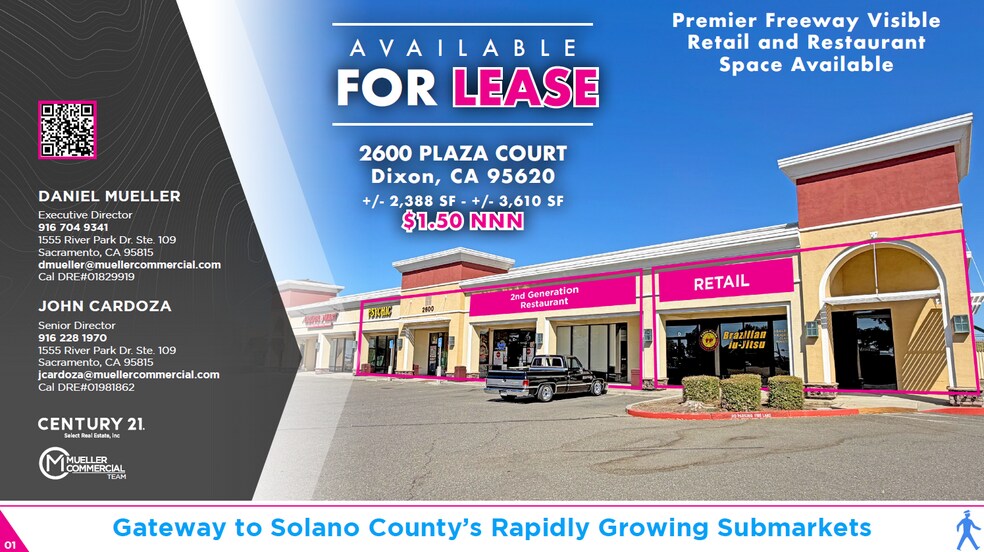 Primary Photo Of 2600 Plaza Ct, Dixon Storefront For Lease