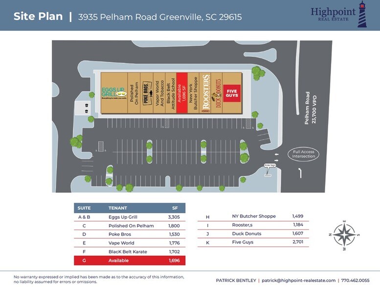 More Photos Of 3935 Pelham Rd, Greenville Storefront Retail Office For Lease