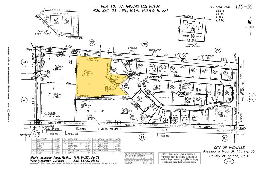 More Photos Of 75 Commerce Pl, Vacaville Land For Sale