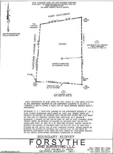 More Photos Of 9105 E Sandidge Rd, Olive Branch Land For Sale