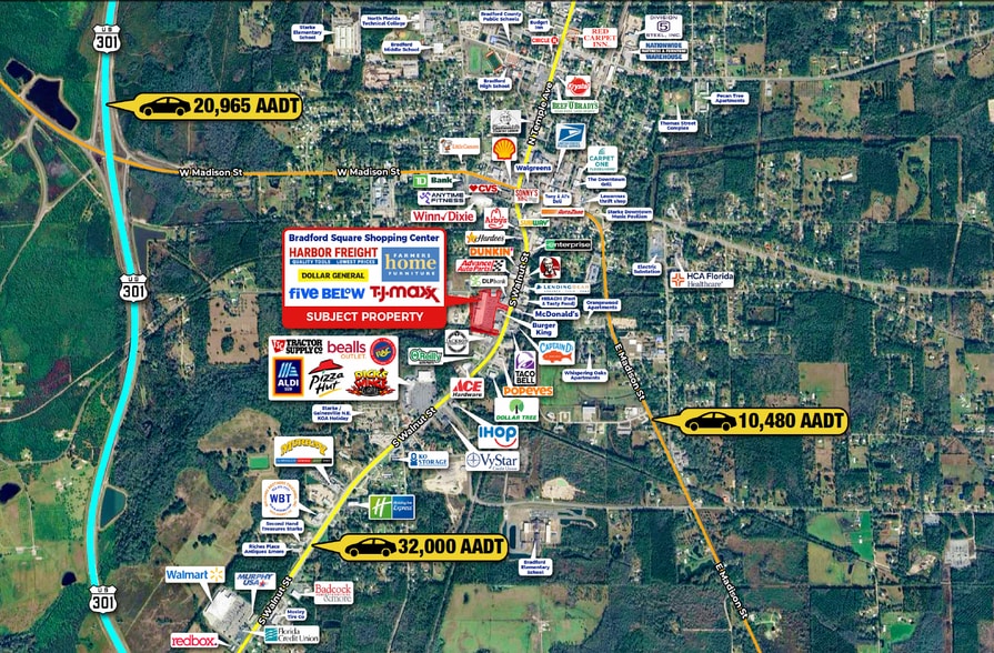 More Photos Of 801-840 S Walnut St, Starke General Retail For Sale