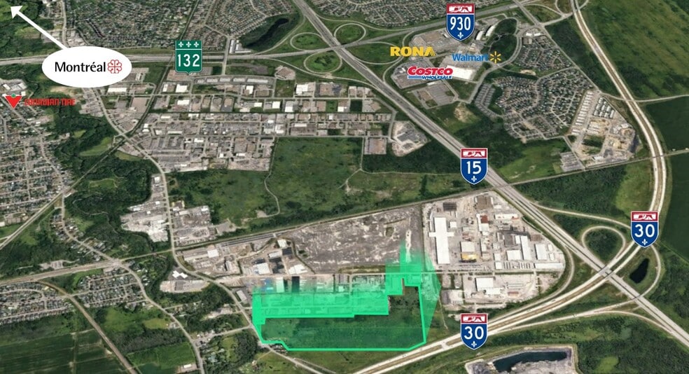 Primary Photo Of Chemin Saint-Francois-Xavier and Rue Goodfellow, Delson Land For Sale