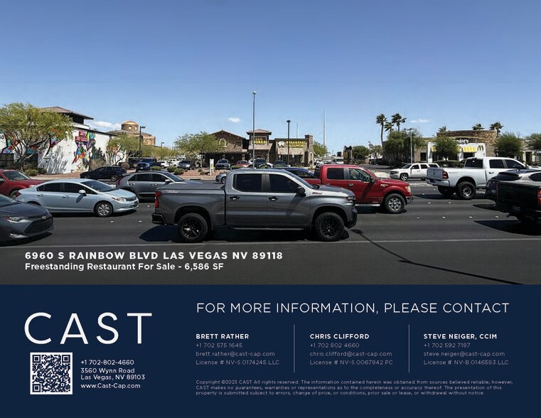 More Photos Of 6960 S Rainbow Blvd, Las Vegas Restaurant For Sale