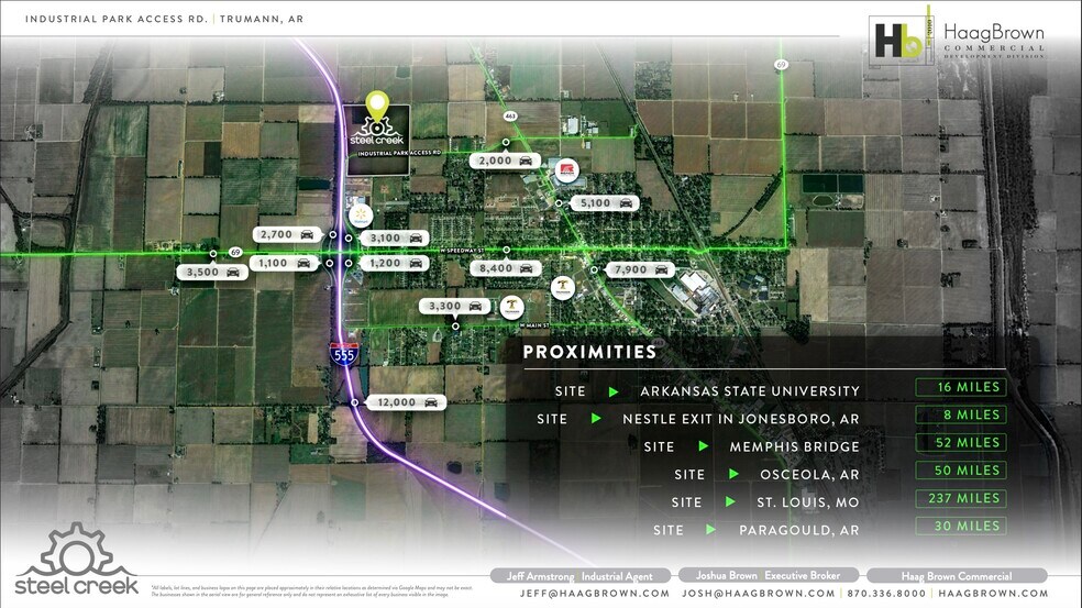 More Photos Of Industrial Access Road park, Trumann Land For Sale