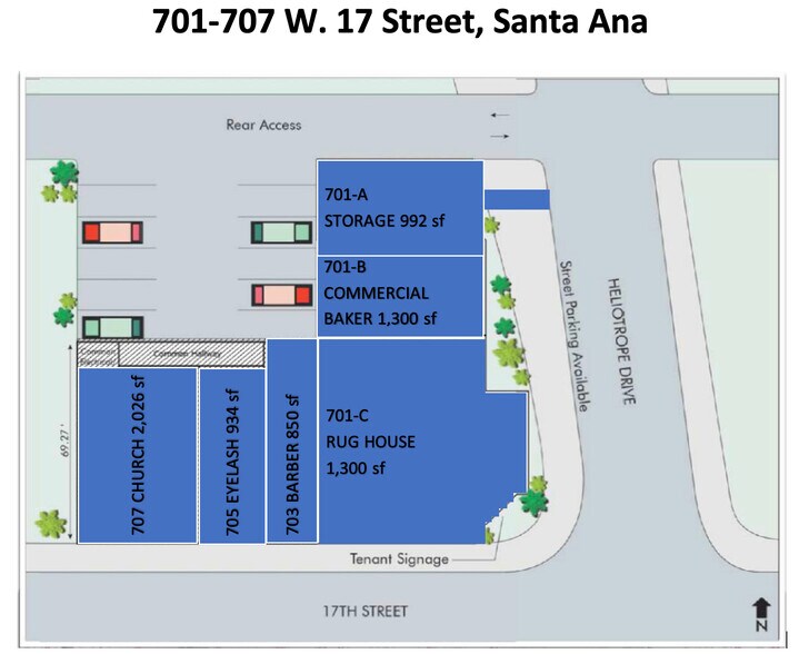 More Photos Of 701-707 W 17th St, Santa Ana Storefront Retail Office For Lease