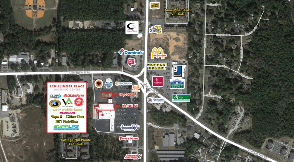 More Photos Of 2502 Schillinger Rd S, Mobile Land For Lease