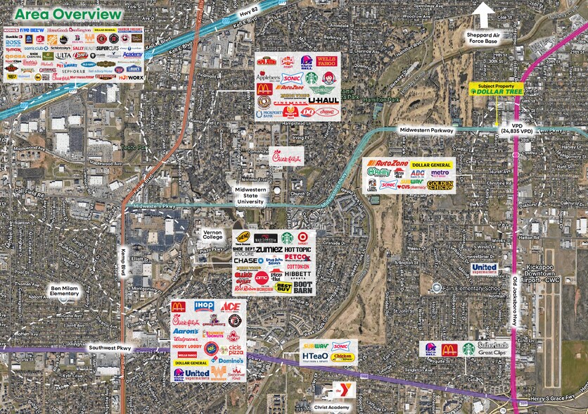 More Photos Of 1508 Midwestern Pky, Wichita Falls Storefront For Sale