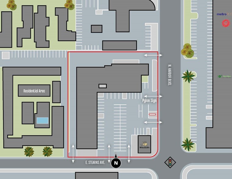 More Photos Of 301-331 N Harbor Blvd, La Habra Unknown For Lease